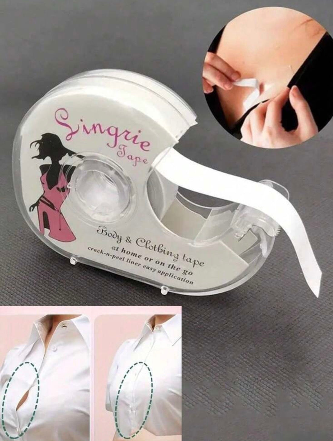 The Invisible Stay-Put Fashion Tape