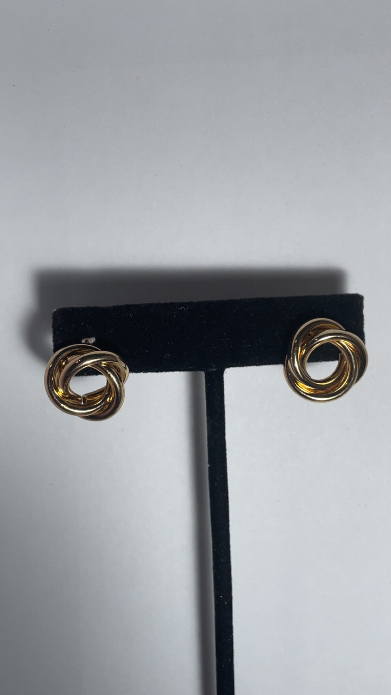 Love Knot Stud Earrings (Medium)