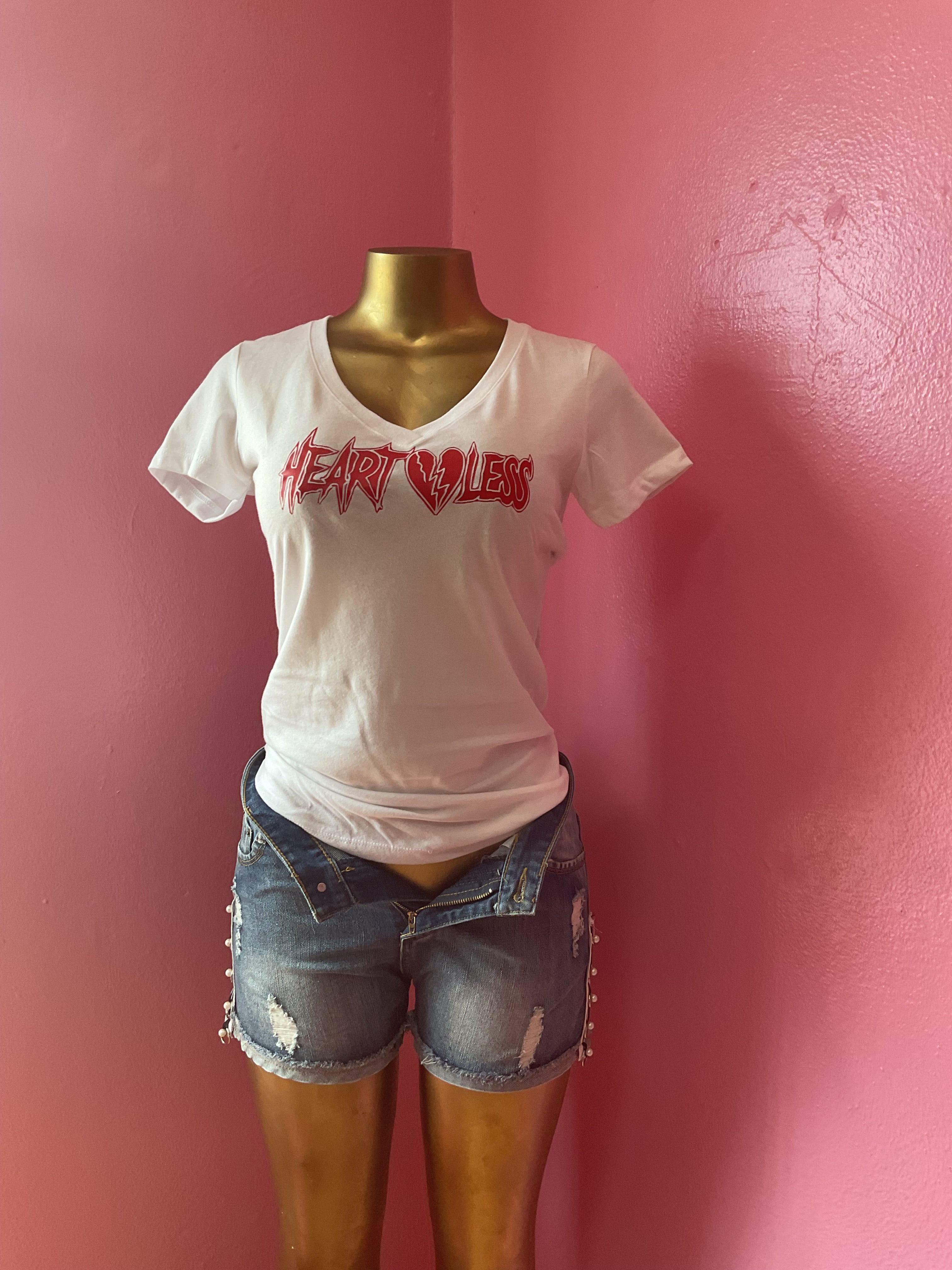 The Heartless V-Neck Tee 💔