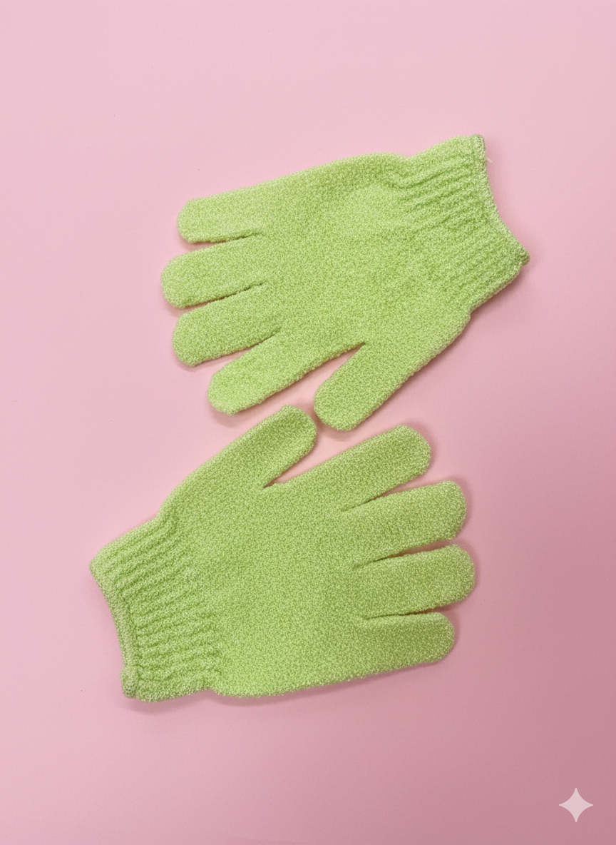 The Revitalizing Silk-Touch Exfoliating Mitts