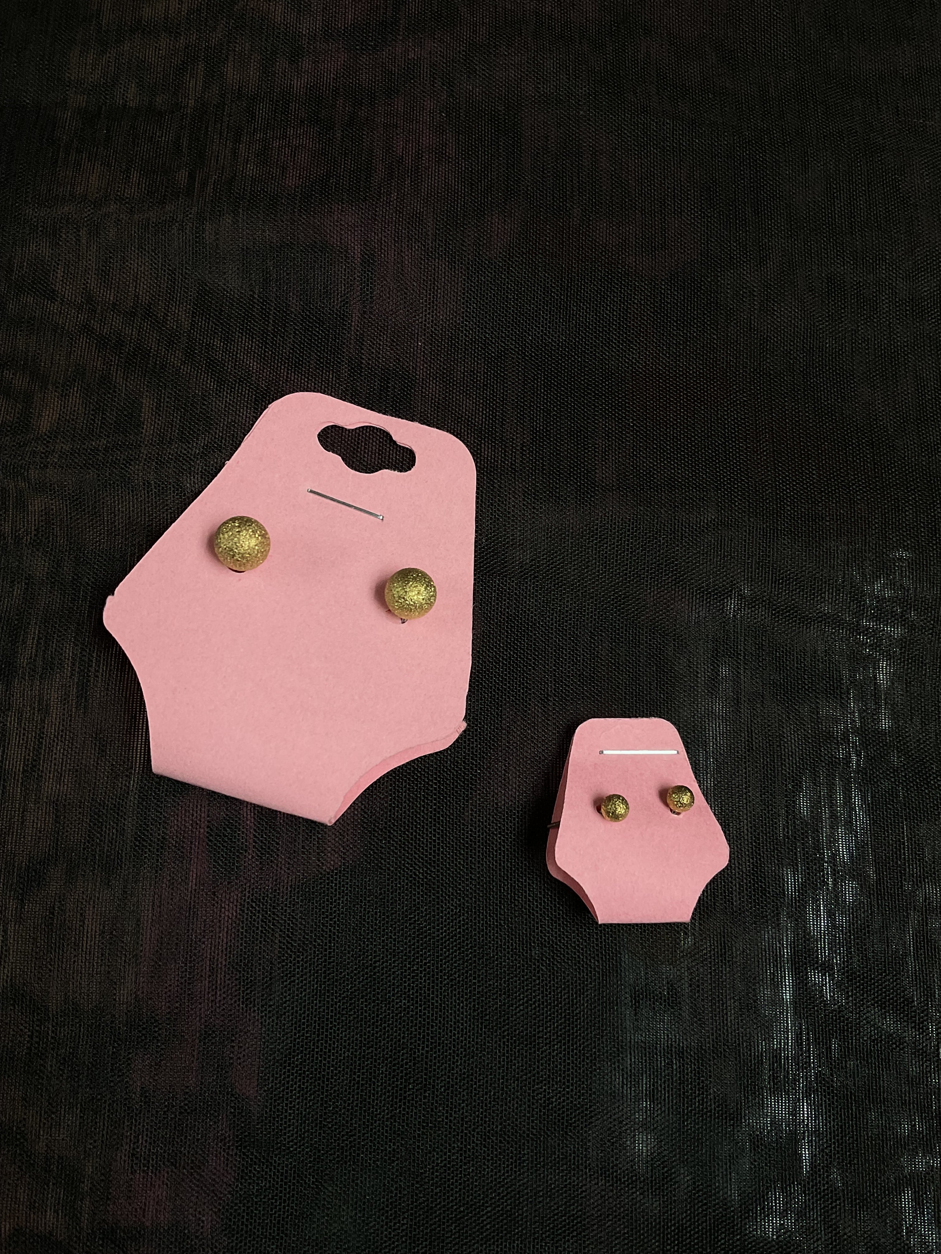 Glitter Dust Stud Earrings